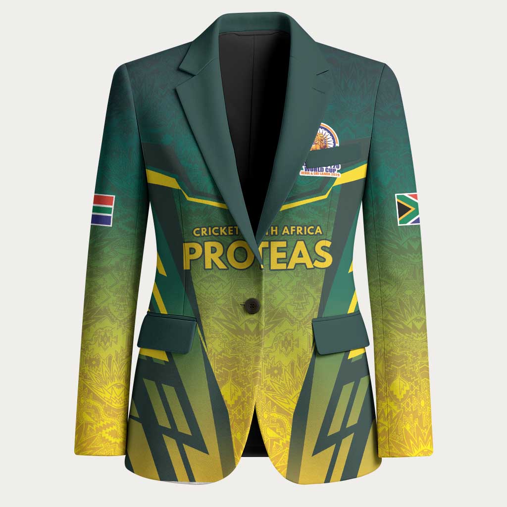 Custom South Africa Cricket Spirit 2026 Blazer World T20 Edition