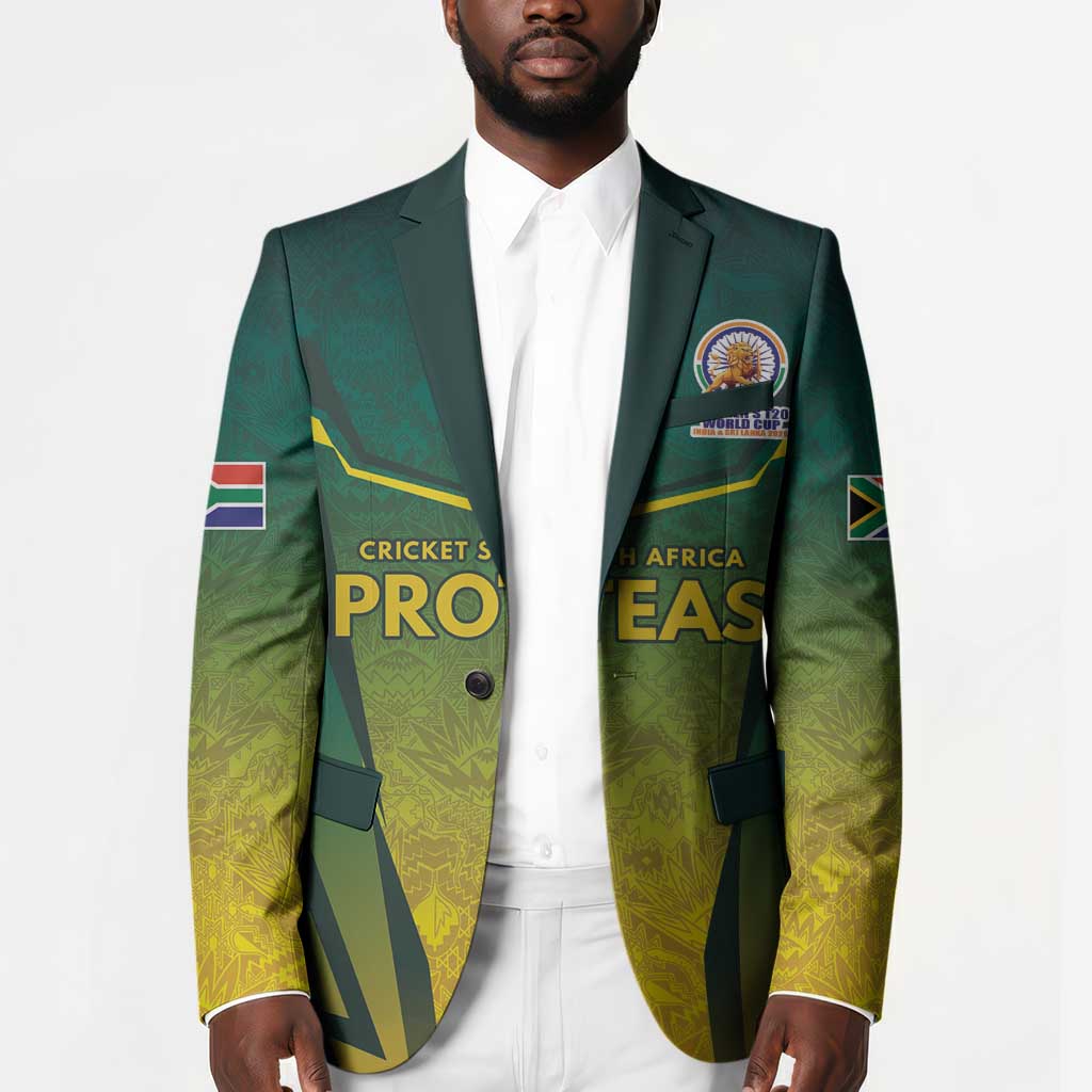 Custom South Africa Cricket Spirit 2026 Blazer World T20 Edition