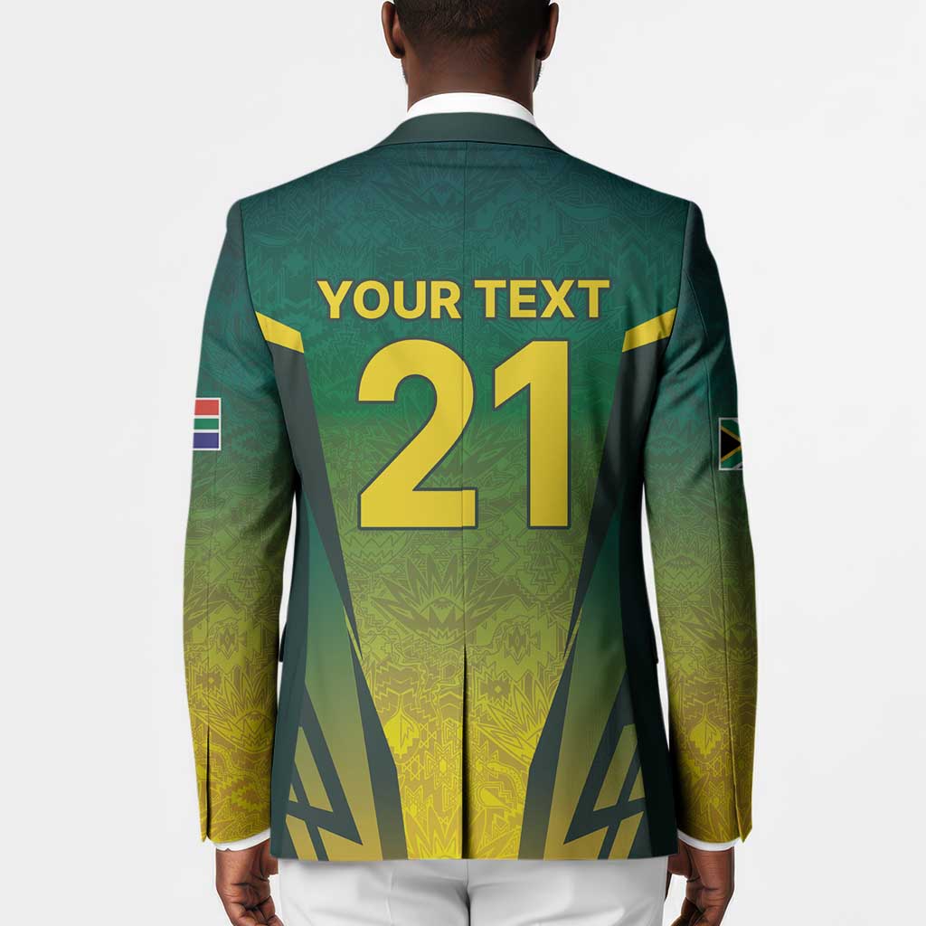 Custom South Africa Cricket Spirit 2026 Blazer World T20 Edition