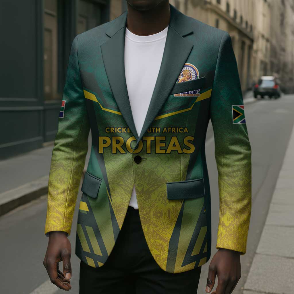 Custom South Africa Cricket Spirit 2026 Blazer World T20 Edition