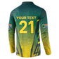 Custom South Africa Cricket Spirit 2026 Button Sweatshirt World T20 Edition