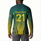 Custom South Africa Cricket Spirit 2026 Button Sweatshirt World T20 Edition