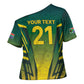 Custom South Africa Cricket Spirit 2026 Cross Shoulder Shirt World T20 Edition