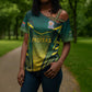 Custom South Africa Cricket Spirit 2026 Cross Shoulder Shirt World T20 Edition