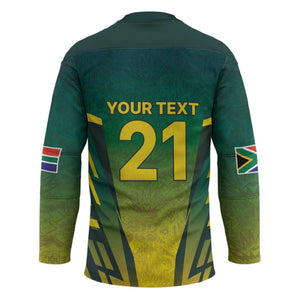 Custom South Africa Cricket Spirit 2026 Hockey Jersey World T20 Edition
