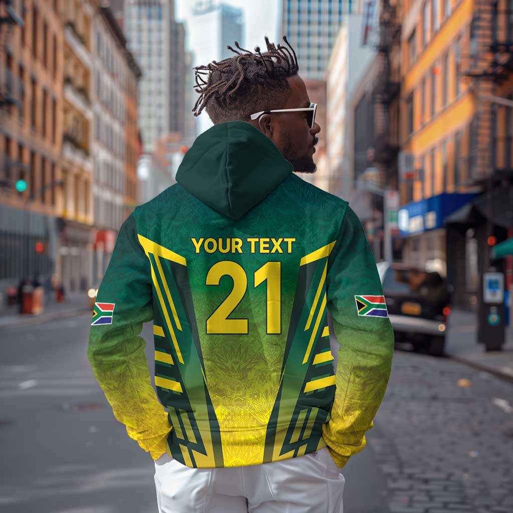 Custom South Africa Cricket Spirit 2026 Hoodie World T20 Edition - African Pride