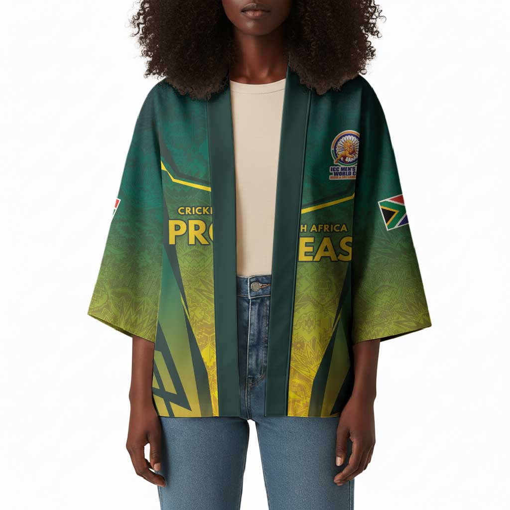Custom South Africa Cricket Spirit 2026 Kimono World T20 Edition