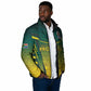 Custom South Africa Cricket Spirit 2026 Padded Jacket World T20 Edition