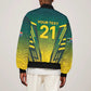 Custom South Africa Cricket Spirit 2026 Sleeve Zip Bomber Jacket World T20 Edition - African Pride