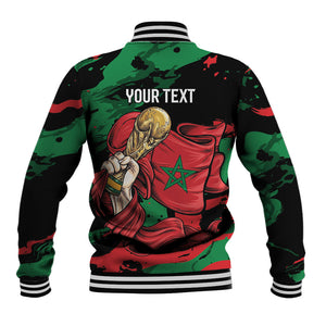 Personalized Morocco From Atlas To Victory Baseball Jacket Atlas Lions World Football Supporter Edition