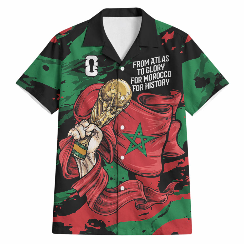 Personalized Morocco From Atlas To Victory Hawaiian Shirt Atlas Lions World Football Supporter Edition