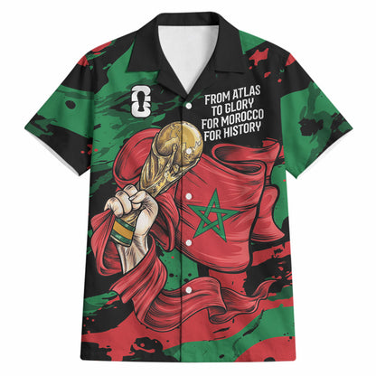 Personalized Morocco From Atlas To Victory Hawaiian Shirt Atlas Lions World Football Supporter Edition