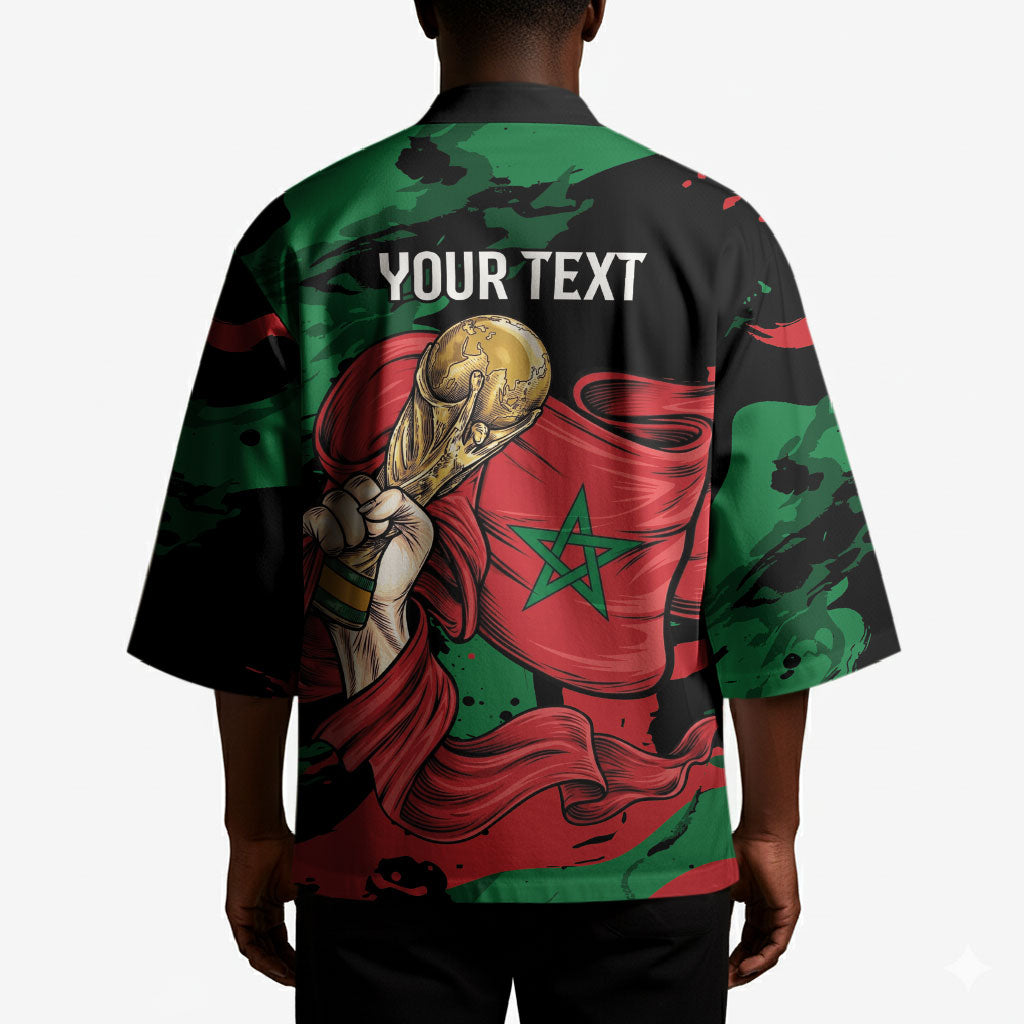 Personalized Morocco From Atlas To Victory Kimono Atlas Lions World Football Supporter Edition