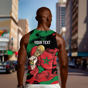 Personalized Morocco From Atlas To Victory Men Tank Top Atlas Lions World Football Supporter Edition
