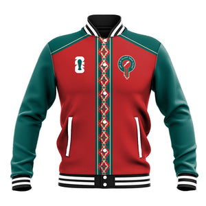 Custom Morocco Heritage Zellige Pattern Baseball Jacket Atlas Lions World Football Supporter Edition