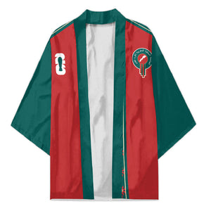 Custom Morocco Heritage Zellige Pattern Kimono Atlas Lions World Football Supporter Edition