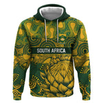 2026 Autumn Rugby Nations South Africa Custom Hoodie Indigenous Tribal Patchwork Motif