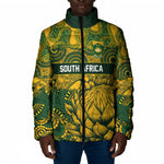 2026 Autumn Rugby Nations South Africa Custom Padded Jacket Indigenous Tribal Patchwork Motif