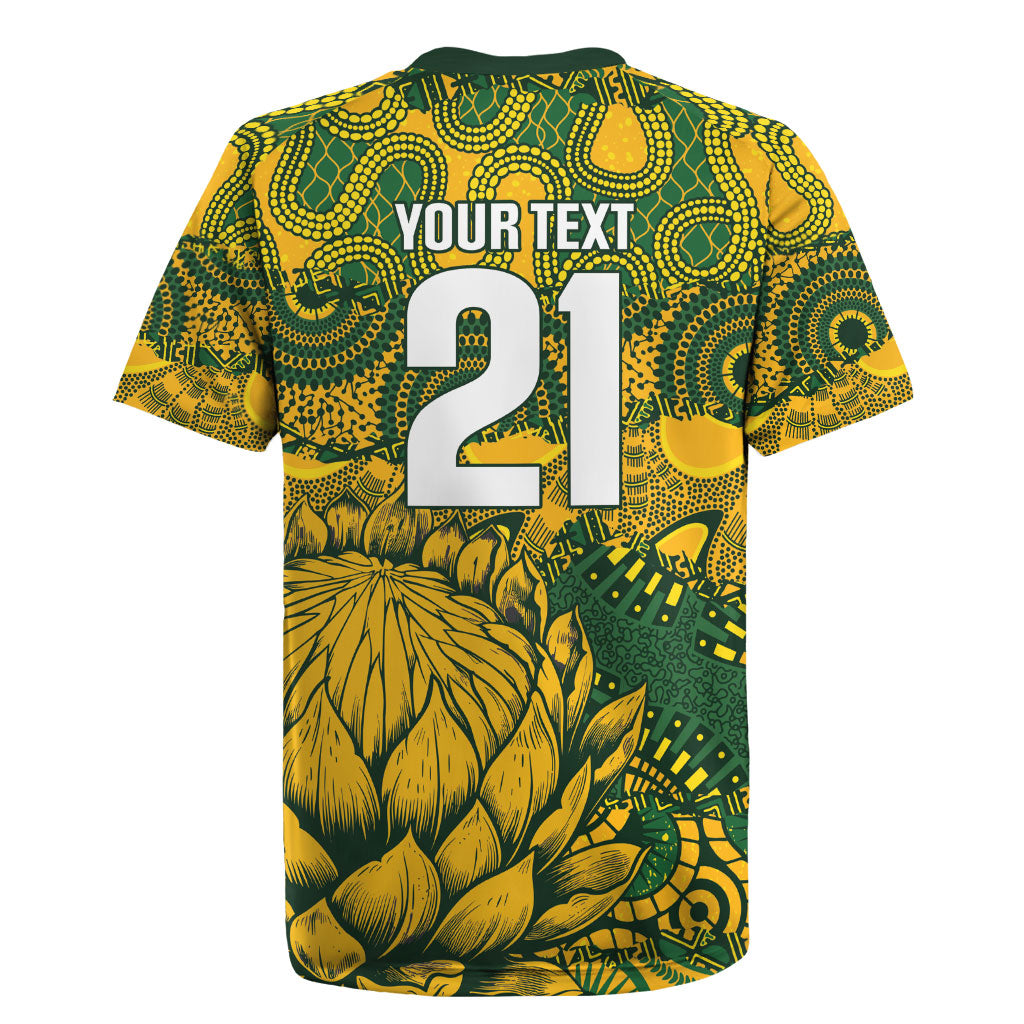 2026 Autumn Rugby Nations South Africa Custom Rugby Jersey Indigenous Tribal Patchwork Motif