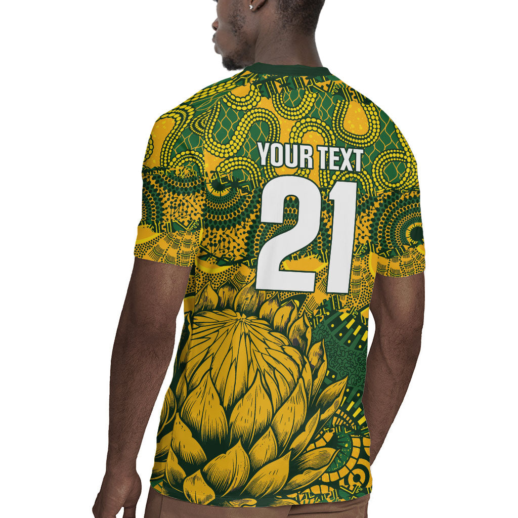 2026 Autumn Rugby Nations South Africa Custom Rugby Jersey Indigenous Tribal Patchwork Motif