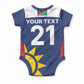 Custom Namibia Cricket Spirit 2026 Baby Onesie World T20 Edition