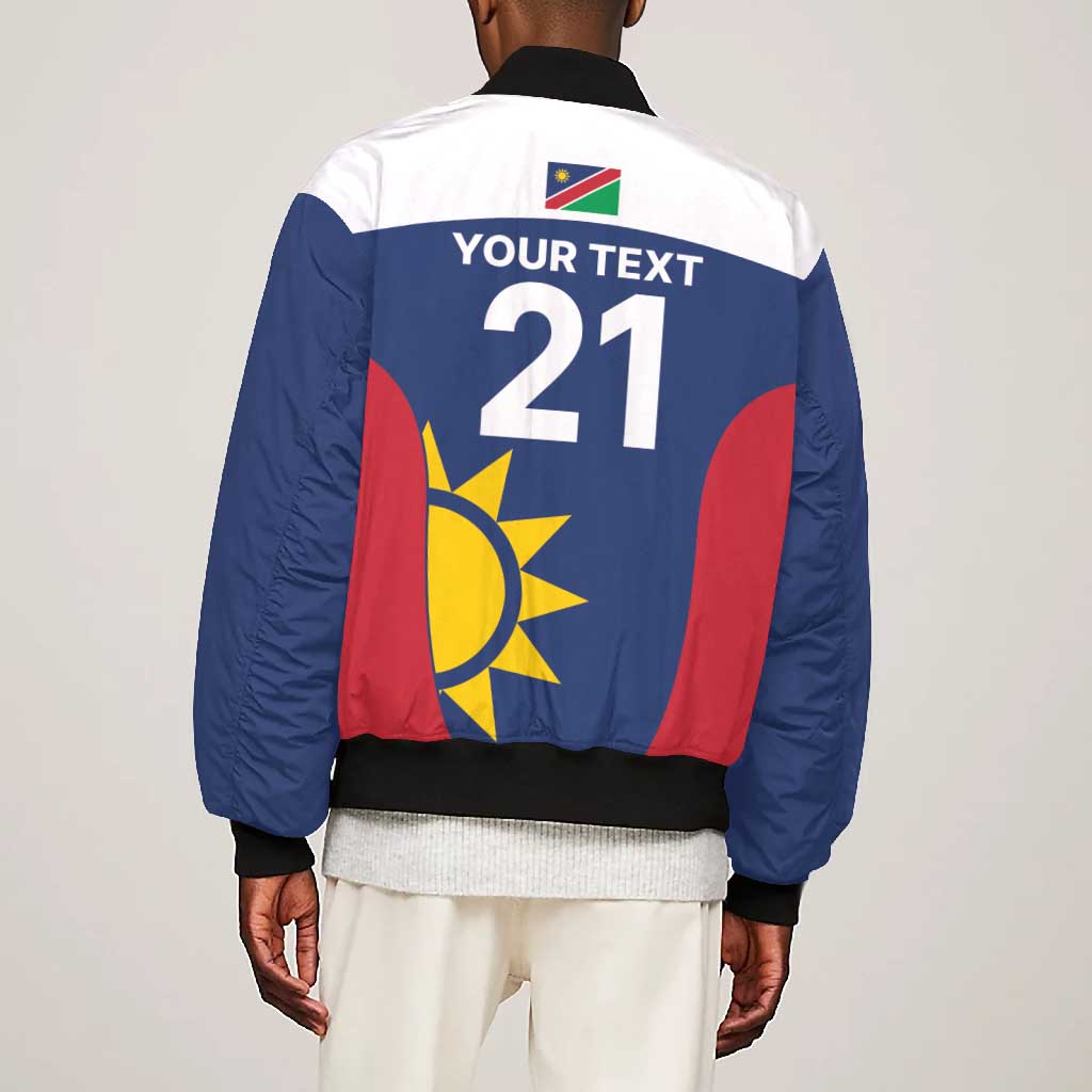 Custom Namibia Cricket Spirit 2026 Bomber Jacket World T20 Edition - African Pride
