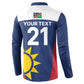 Custom Namibia Cricket Spirit 2026 Button Sweatshirt World T20 Edition