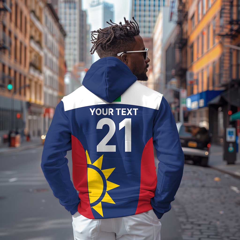 Custom Namibia Cricket Spirit 2026 Hoodie World T20 Edition - African Pride