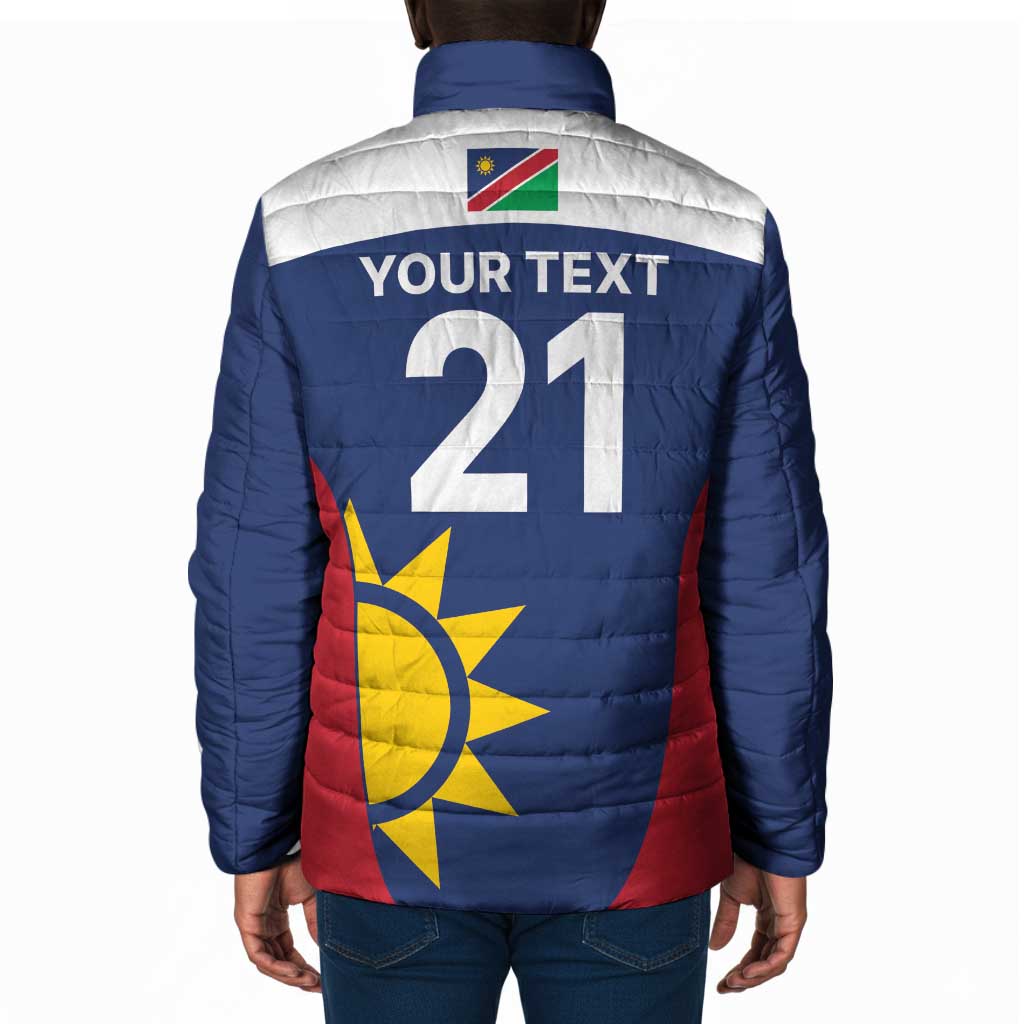 Custom Namibia Cricket Spirit 2026 Padded Jacket World T20 Edition