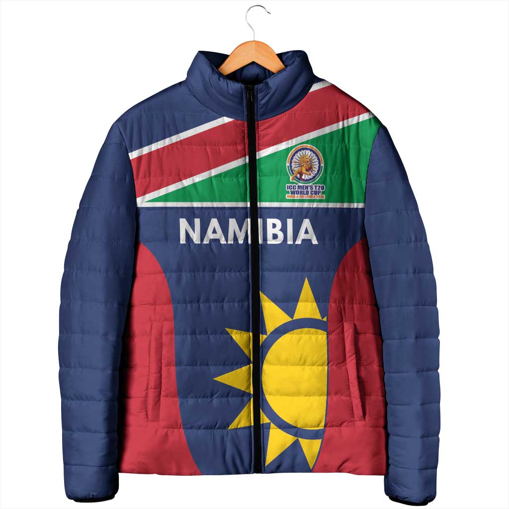 Custom Namibia Cricket Spirit 2026 Padded Jacket World T20 Edition