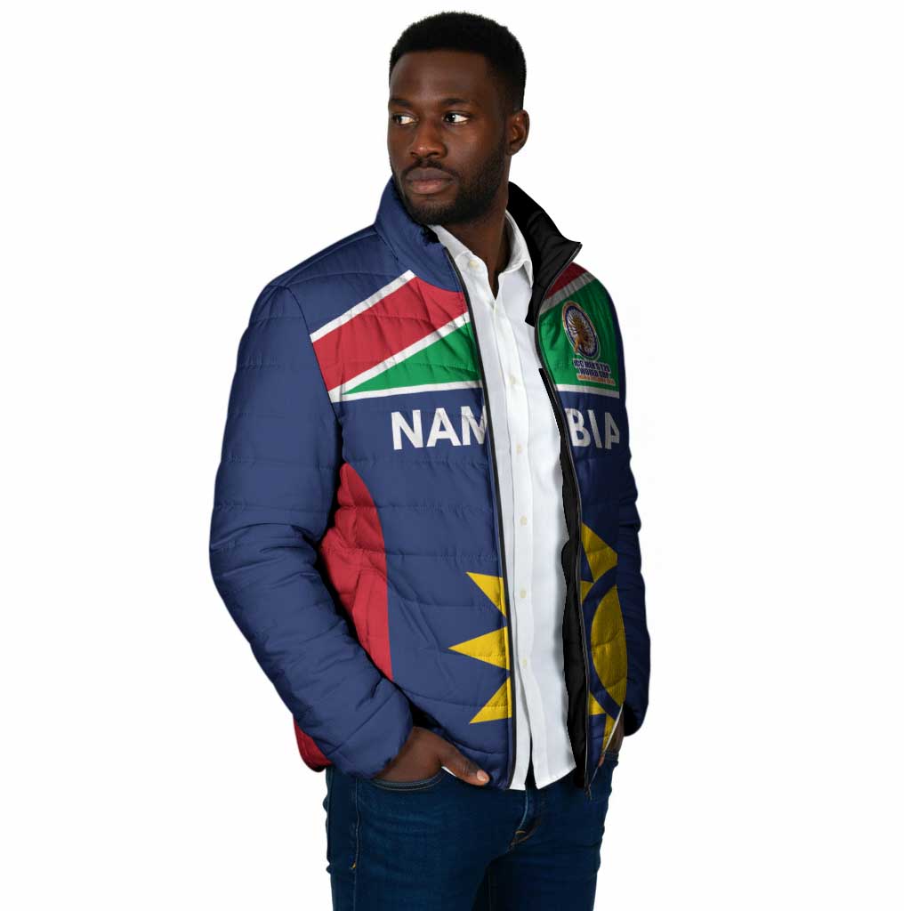 Custom Namibia Cricket Spirit 2026 Padded Jacket World T20 Edition