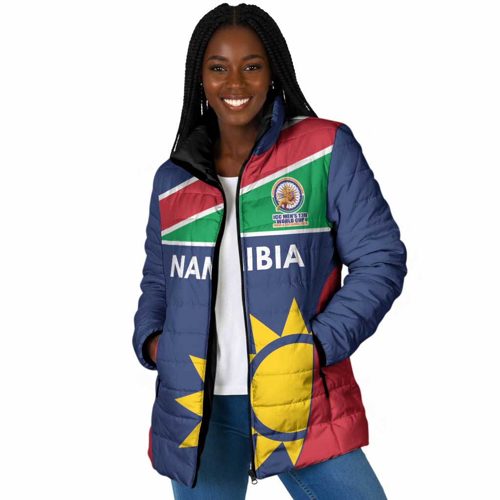 Custom Namibia Cricket Spirit 2026 Padded Jacket World T20 Edition