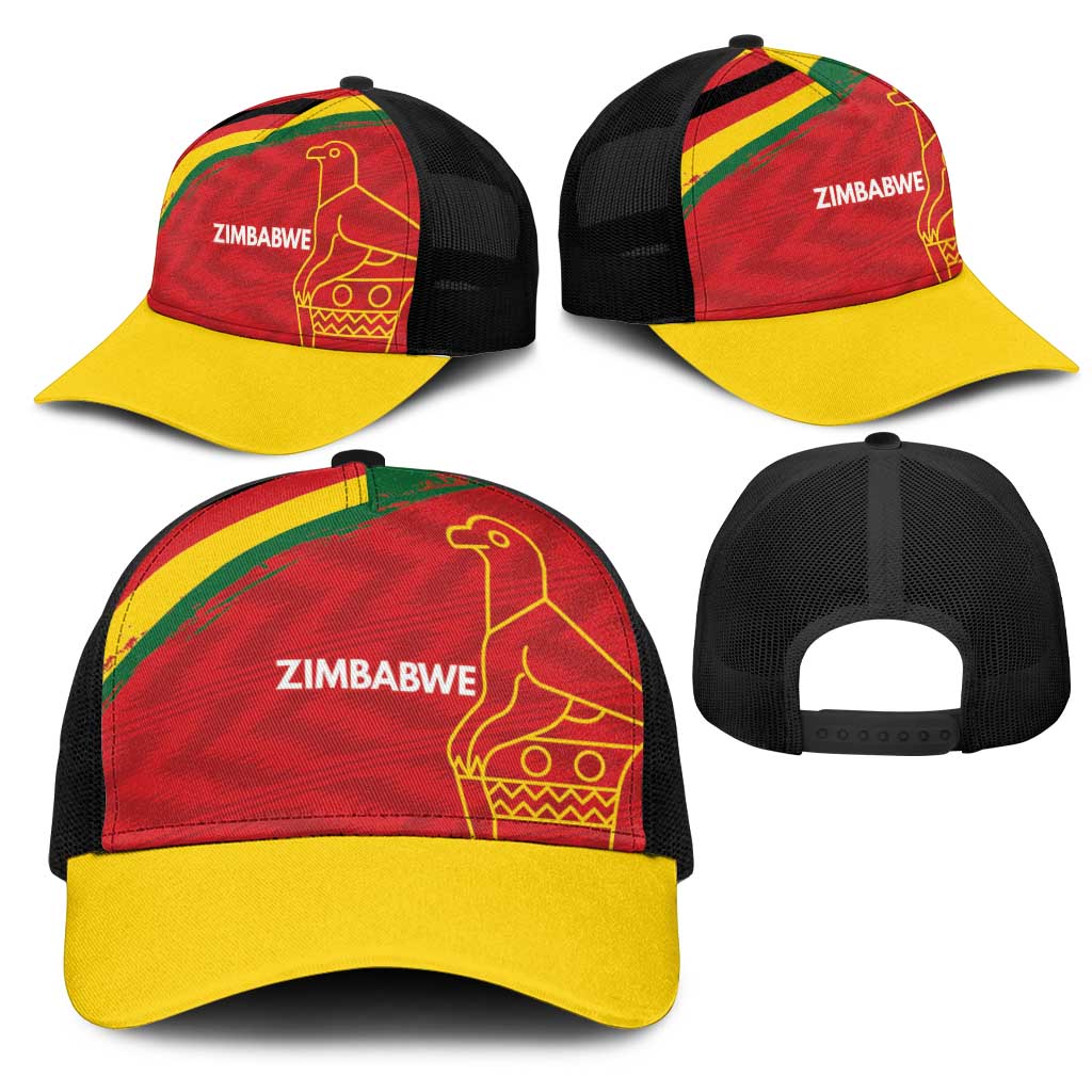 Zimbabwe Cricket Spirit 2026 Baseball Net Cap World T20 Edition - African Pride