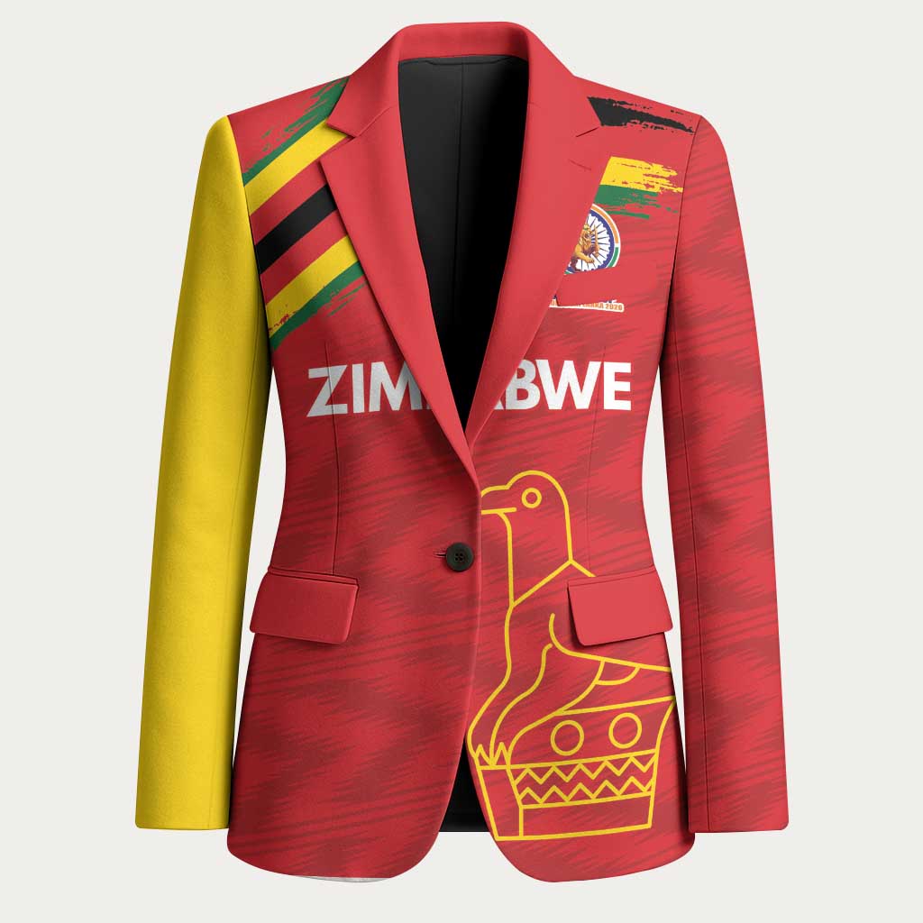 Custom Zimbabwe Cricket Spirit 2026 Blazer World T20 Edition