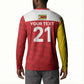 Custom Zimbabwe Cricket Spirit 2026 Button Sweatshirt World T20 Edition