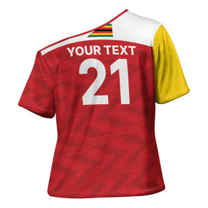Custom Zimbabwe Cricket Spirit 2026 Cross Shoulder Shirt World T20 Edition