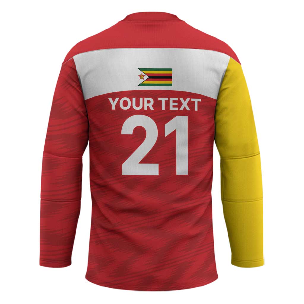 Custom Zimbabwe Cricket Spirit 2026 Hockey Jersey World T20 Edition