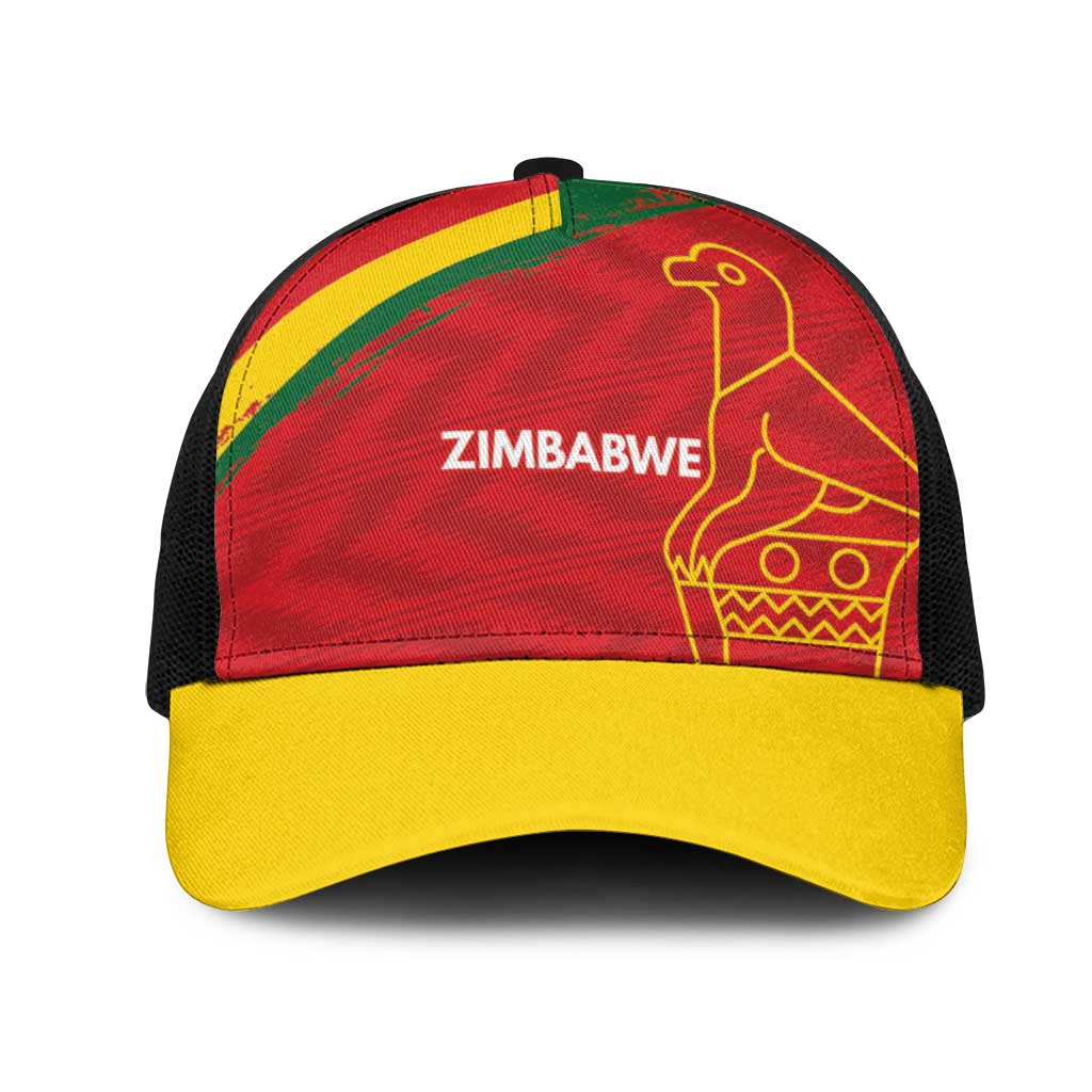 Zimbabwe Cricket Spirit 2026 Mesh Trucker Cap World T20 Edition - African Pride