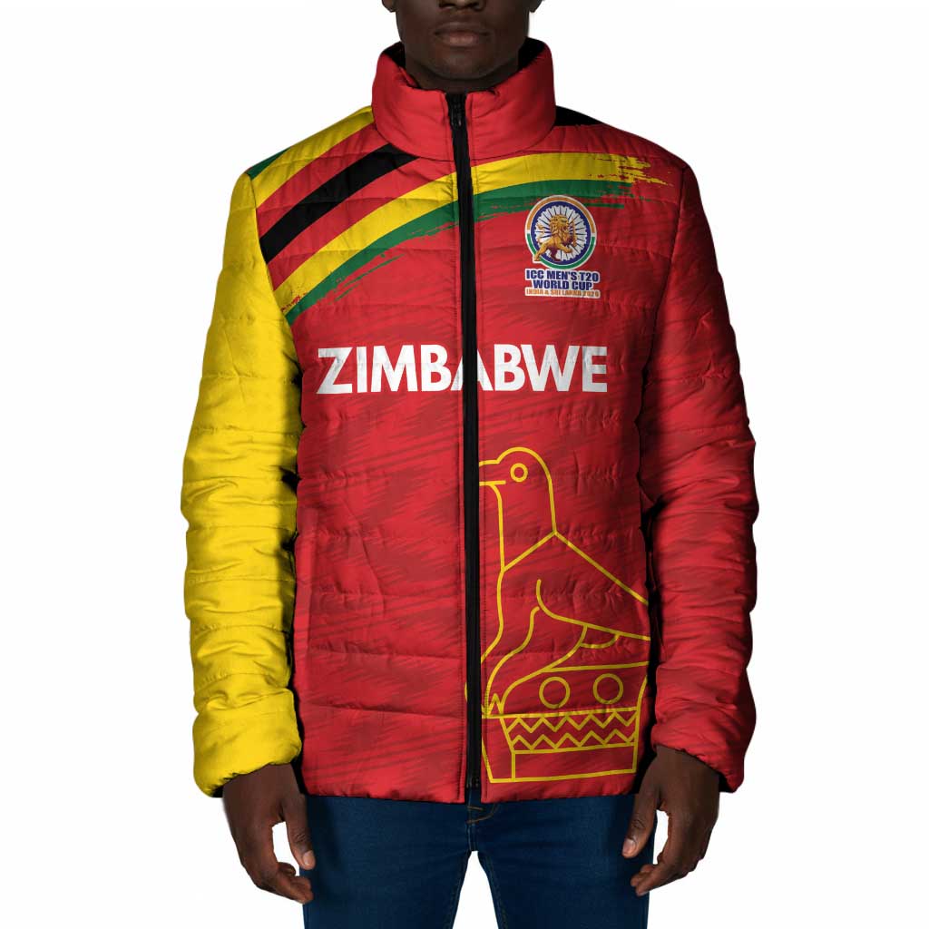 Custom Zimbabwe Cricket Spirit 2026 Padded Jacket World T20 Edition