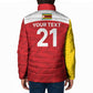 Custom Zimbabwe Cricket Spirit 2026 Padded Jacket World T20 Edition