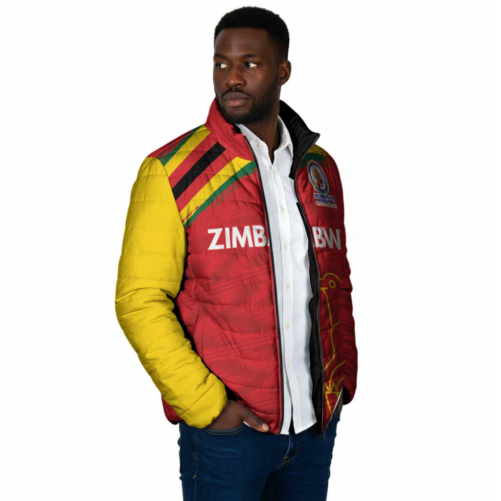 Custom Zimbabwe Cricket Spirit 2026 Padded Jacket World T20 Edition