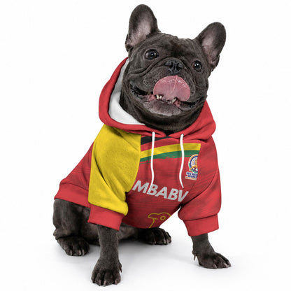 Custom Zimbabwe Cricket Spirit 2026 Pet Hoodie World T20 Edition