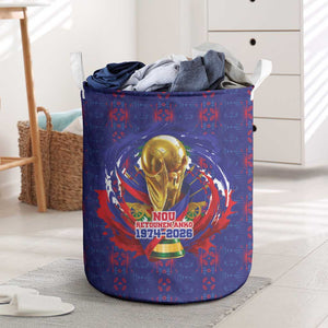 Haiti Grenadye Alaso Laundry Basket Blue Nou Retounen Anko 1974-2026 - African Pride