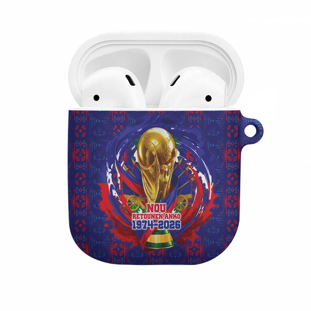 Haiti Grenadye Alaso AirPods Case Blue Nou Retounen Anko 1974-2026 - African Pride