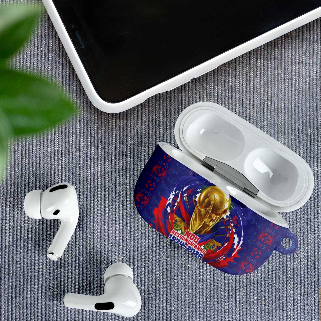 Haiti Grenadye Alaso AirPods Case Blue Nou Retounen Anko 1974-2026 - African Pride