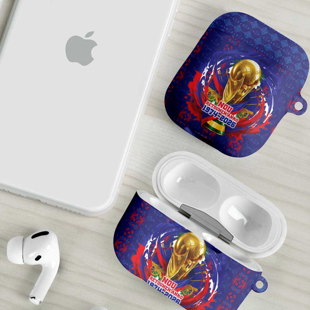 Haiti Grenadye Alaso AirPods Case Blue Nou Retounen Anko 1974-2026 - African Pride