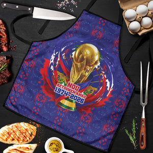 Haiti Grenadye Alaso Apron Blue Nou Retounen Anko 1974-2026 - African Pride