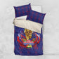 Haiti Grenadye Alaso Bedding Set Blue Nou Retounen Anko 1974-2026 - African Pride
