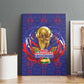 Haiti Grenadye Alaso Canvas Wall Art Blue Nou Retounen Anko 1974-2026 - African Pride