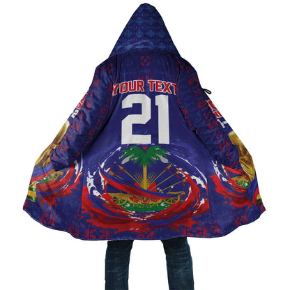 Custom Haiti Grenadye Alaso Cloak Blue Nou Retounen Anko 1974-2026 - African Pride